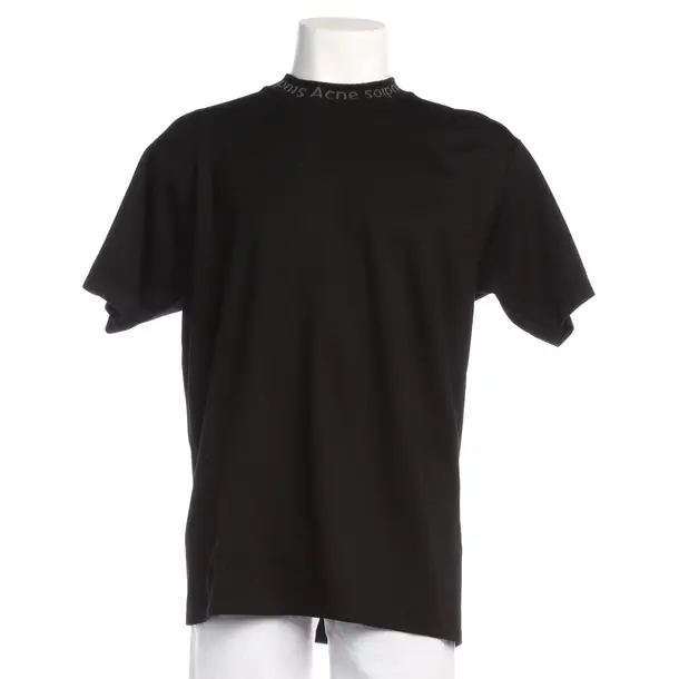 T-Shirt in Schwarz, Viskose, Acne Studios