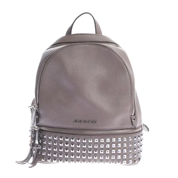 Backpack in Gray, Leather, Michael Kors