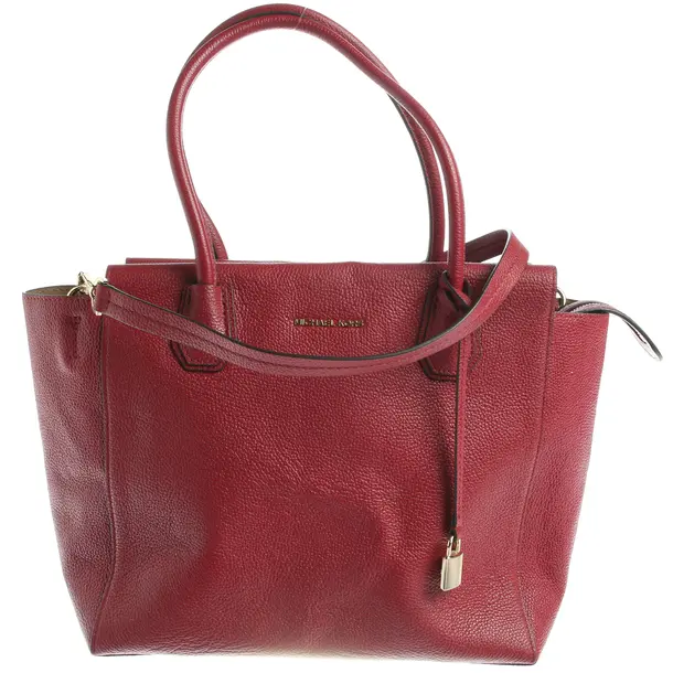 Handbag in Red, Leather, Michael Kors
