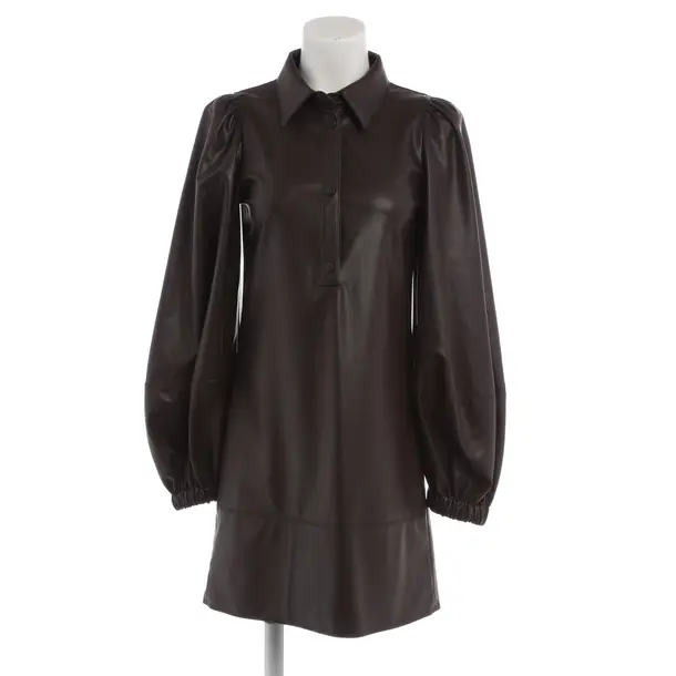 Kleid in Braun, Polyurethan, Dorothee Schumacher