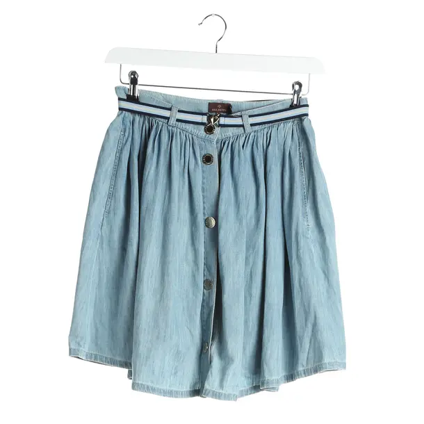 Skirt in Blue, Cotton, Mulberry
