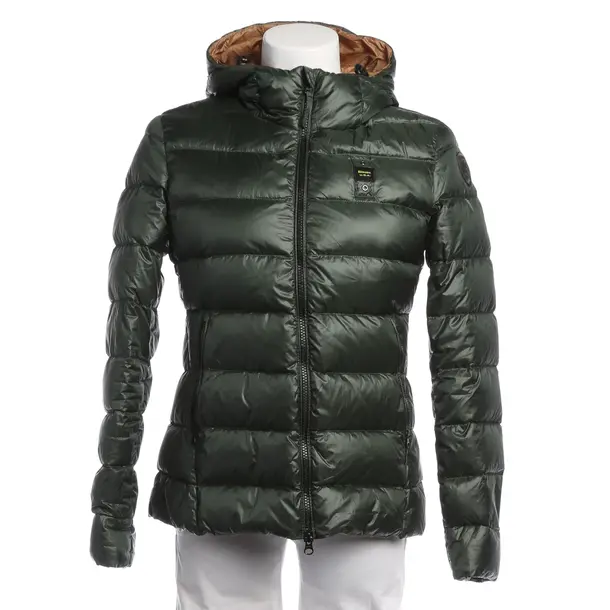 Mid-Season Jacket in Green, Polyamide, Blauer USA