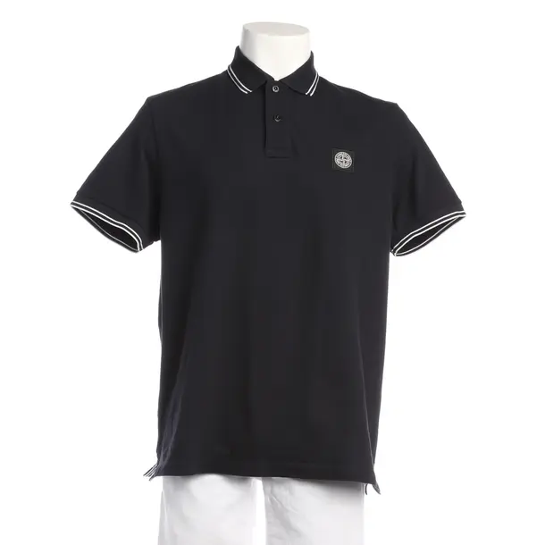 Poloshirt in Blau, Baumwolle, Stone Island