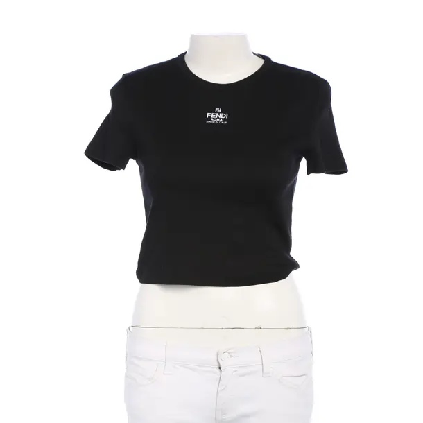 Shirt in Schwarz, Baumwolle, Fendi