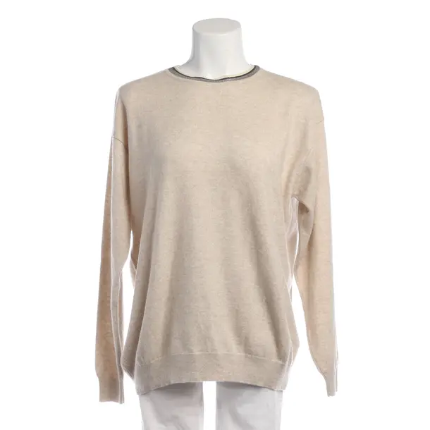 Cashmere Jumper in White, Cashmere, Brunello Cucinelli