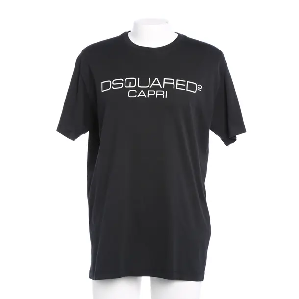 T-Shirt in Black, Cotton, Dsquared