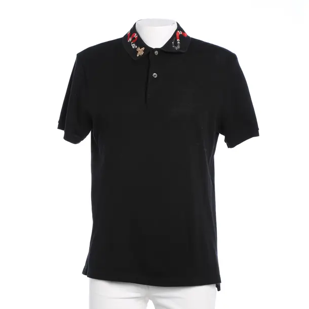 Polo Shirt in Black, Cotton, Gucci