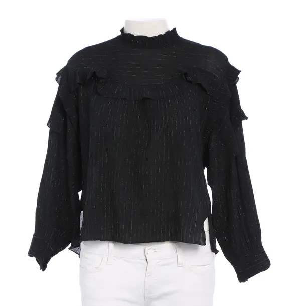 Bluse in Schwarz, Baumwolle, Isabel Marant