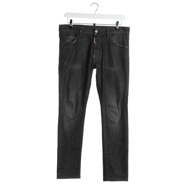 Jeans Straight Fit in Grau, Baumwolle, Dsquared