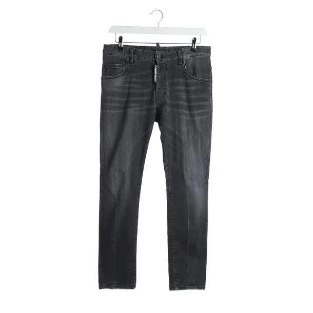 Jeans Straight Fit in Grau, Baumwolle, Dsquared