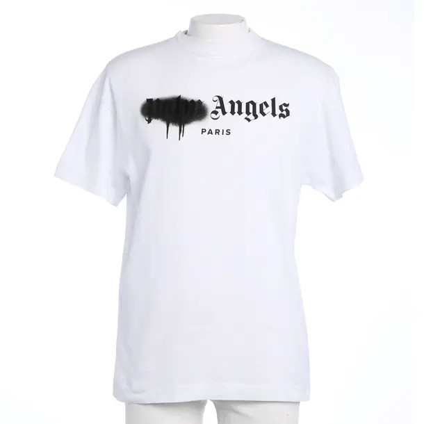 T-Shirt in White, Cotton, Palm Angels