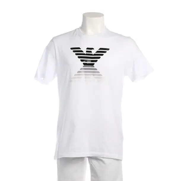 T-Shirt in White, Cotton, Emporio Armani