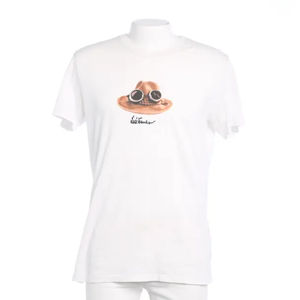 T-Shirt in Weiß, Baumwolle, Luis Trenker