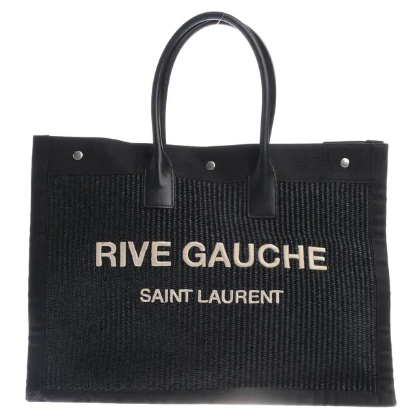 Shopper in Schwarz, Baumwolle, Saint Laurent