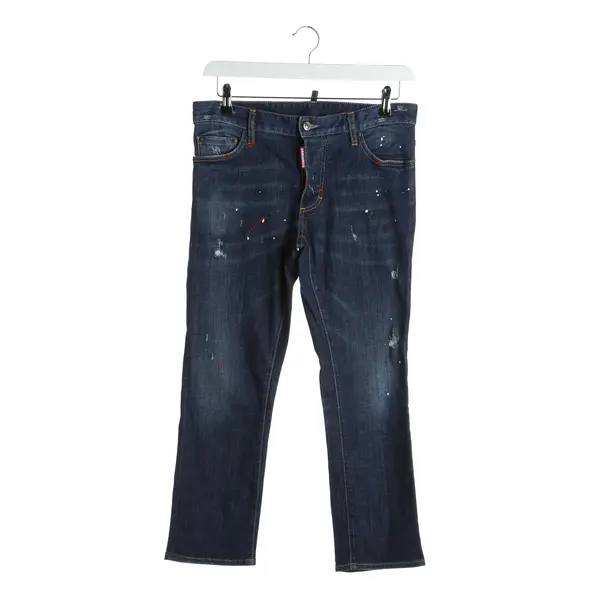Jeans Straight Fit in Blau, Baumwolle, Dsquared