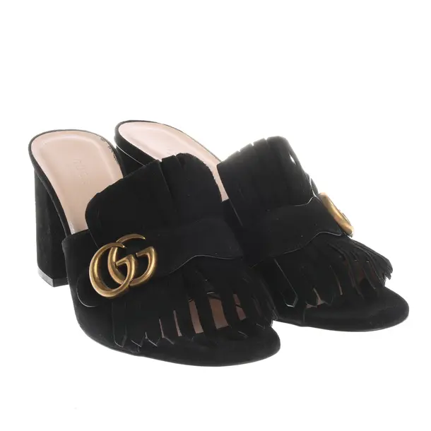 Heeled Sandals in Black, , Gucci