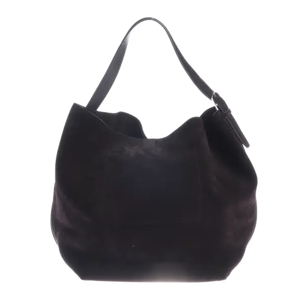 Shopper Bag, in Black, Leather, Totême