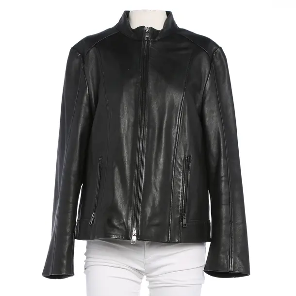 LeatherJacket in Black, Leather, Hugo Boss Black Label