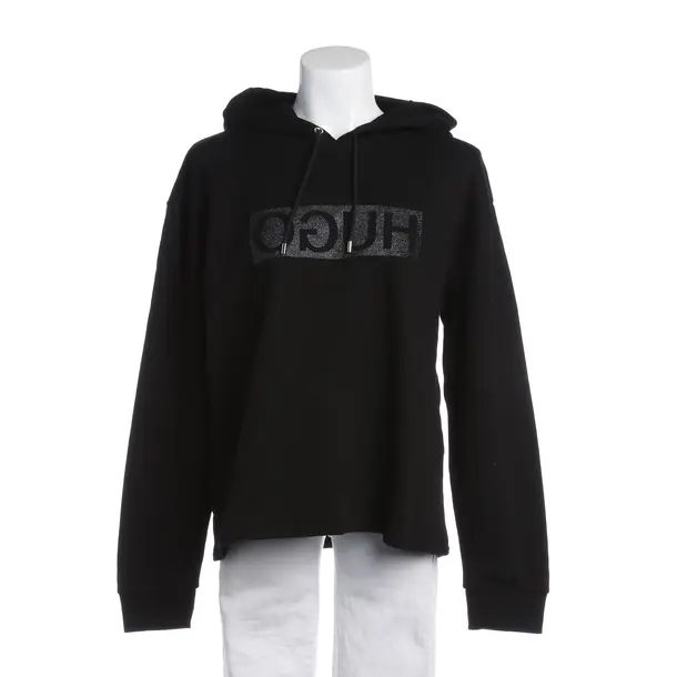 Hoodie in Black, Cotton, Hugo Boss Red Label