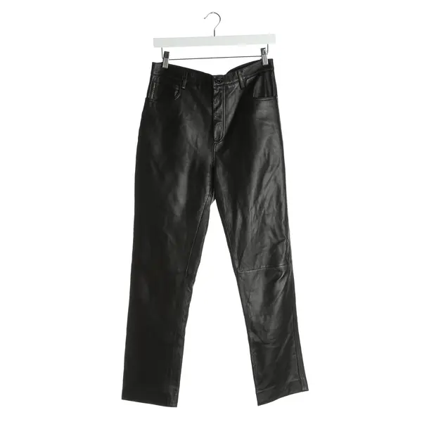 Pants in Black, Leather, Sandro