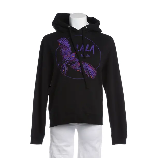 Hoodie in Schwarz, Baumwolle, Lala Berlin