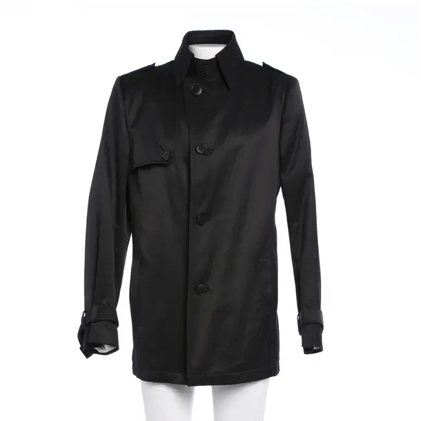 Übergangsjacke in Schwarz, Baumwolle, Drykorn