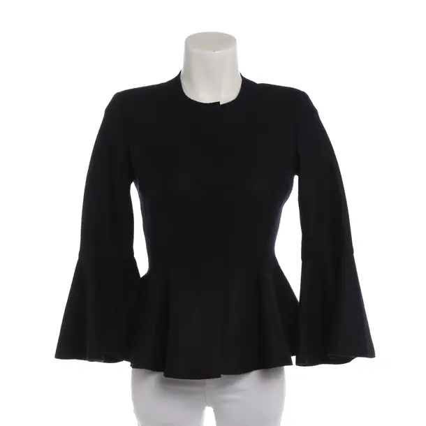 Blazer in Blau, Wolle, Carolina Herrera