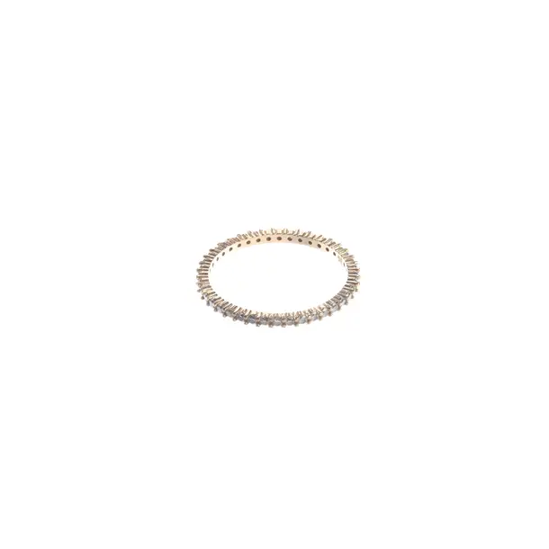 Ring in Metallic, Metal (metallic, metallized), Swarovski