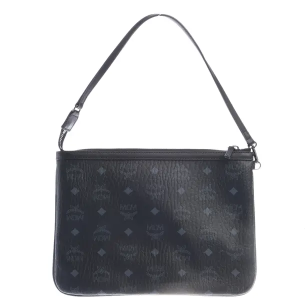 Shoulder Bag in Gray, Leather, MCM