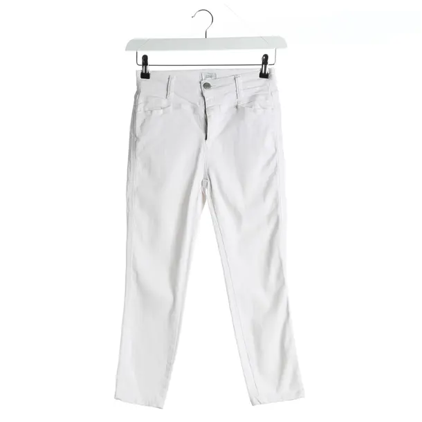 Slim Fit Jeans in White, Cotton, Closed