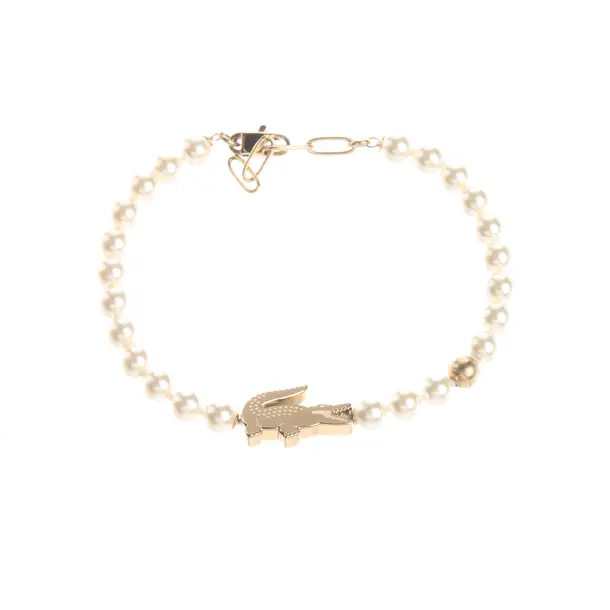 Bracelet in Metallic, Metal (metallic, metallized), Lacoste