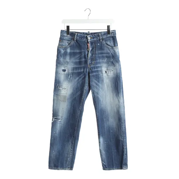 Jeans Straight Fit in Blau, Baumwolle, Dsquared