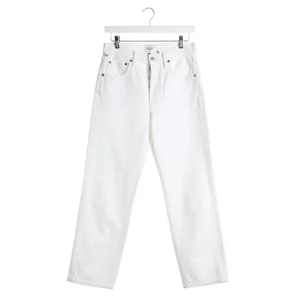 Jeans Straight Fit in Weiß, Baumwolle, Citizens of Humanity