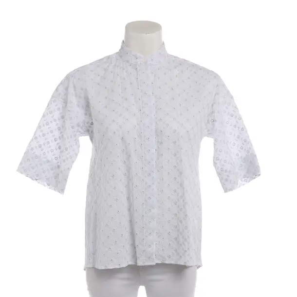 Blouse in White, Cotton, Caliban