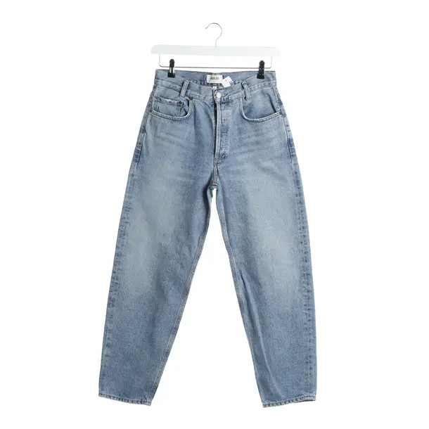 Straight Fit Jeans in Blue, Cotton, Agolde