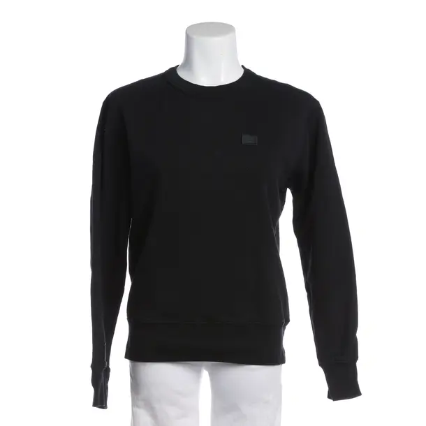 Sweatshirt in Schwarz, Baumwolle, Acne Studios