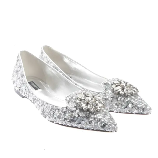 Ballet Flats in Metallic, , Dolce & Gabbana