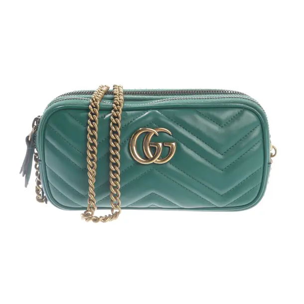 Borsa a cinture a tracolla, in Verde, Pelle, Gucci