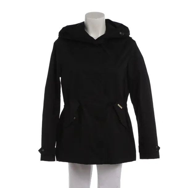 Mid-Season Jacket in Black, Cotton, Woolrich