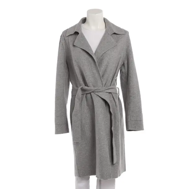Mid-Season Coat in Gray, Wool, Marc Cain
