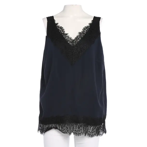 Top in Blau, Acetat, Hugo Boss Black Label