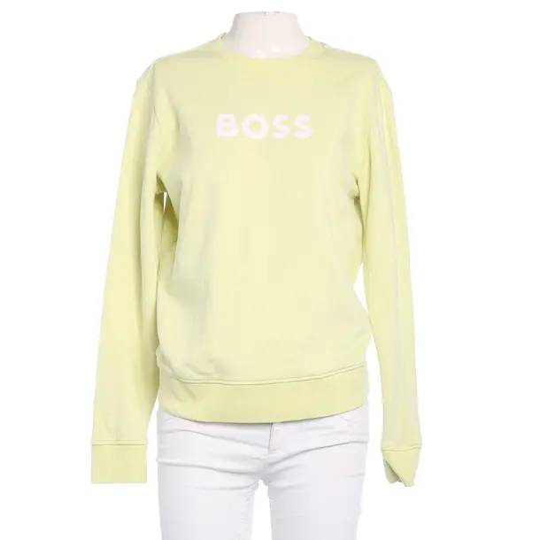 Sweatshirt in Gelb, Baumwolle, Hugo Boss
