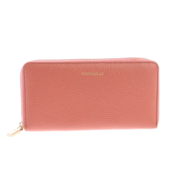 Geldbörse in Orange, Leder, Coccinelle