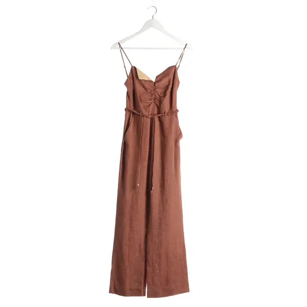 Jumpsuit in Braun, Leinen, Nanushka