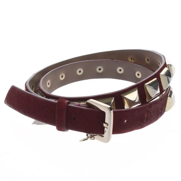 Belt in Red, Leather, Patrizia Pepe