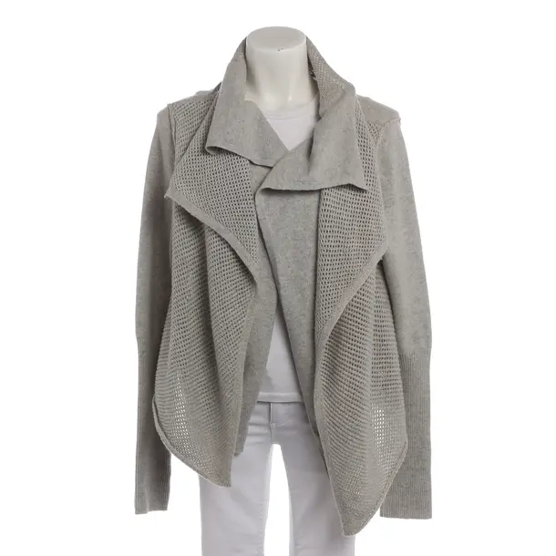 Strickjacke in Grau, Wolle, Hugo Boss Orange