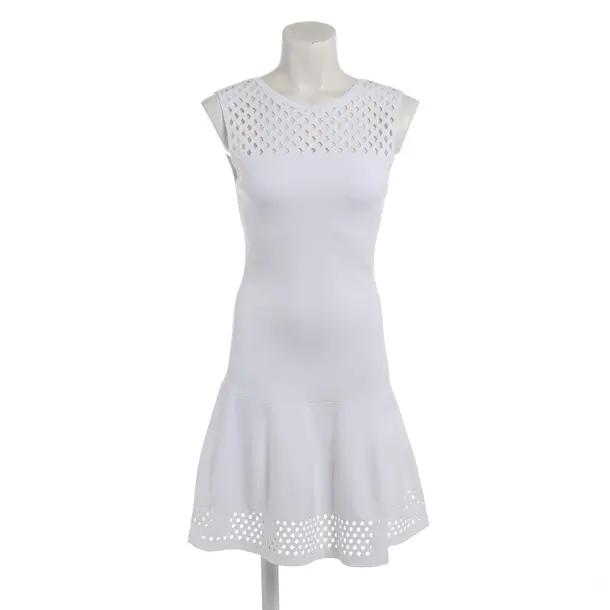 Kleid in Weiß, Viskose, Fendi