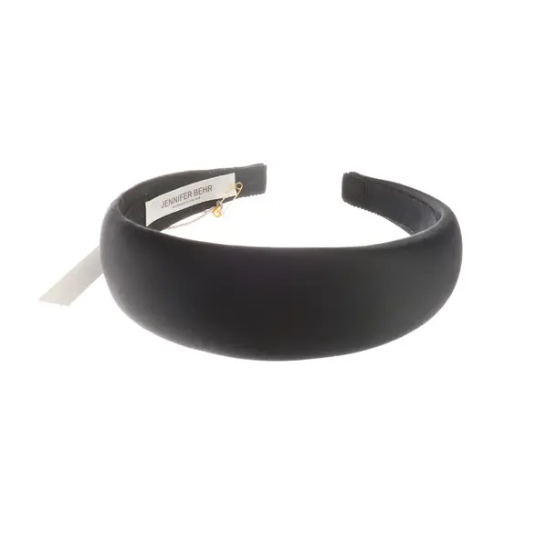 Headband in Black, Polyester, Jennifer Behr