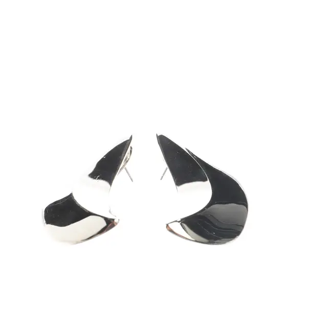 Ohrringe in Metallic, Metall (metallisch, metallisiert), Jennifer Behr