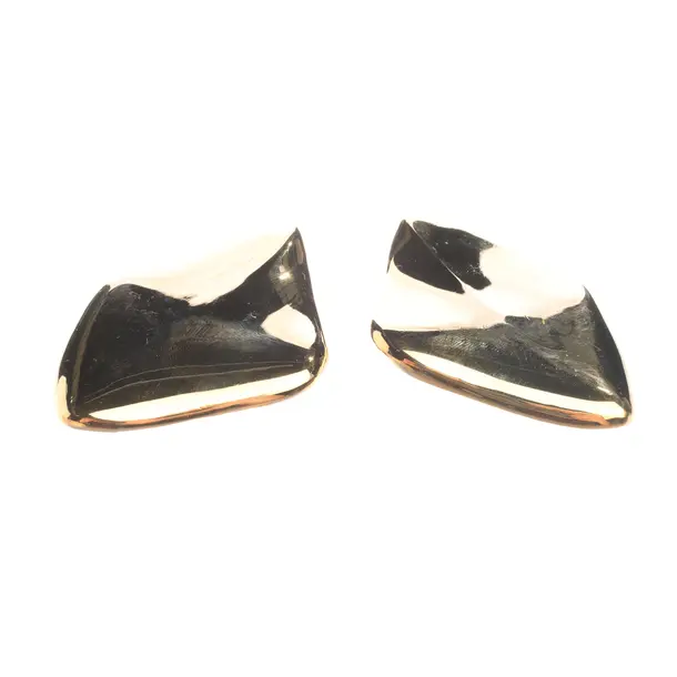 Ohrringe in Metallic, Metall (metallisch, metallisiert), Jennifer Behr